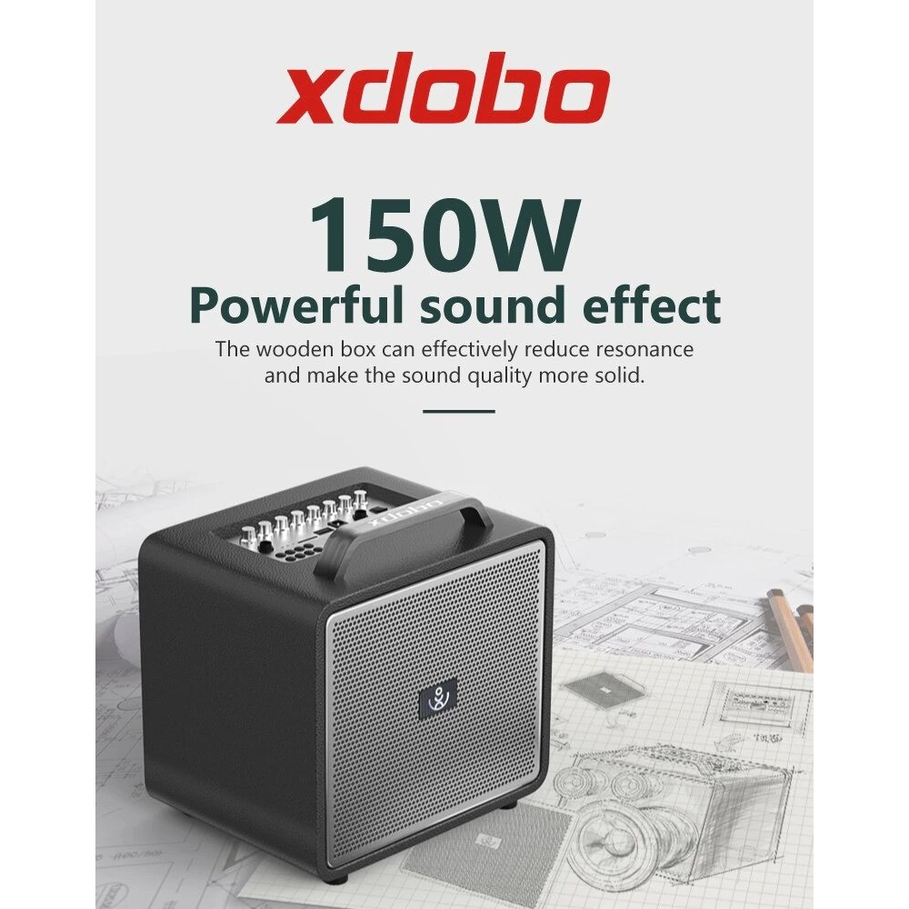 XDOBO THUNDER 1978 150W RMS - Bluetooth Speaker