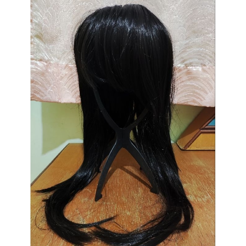 Wig Hitam 60cm Hime cut