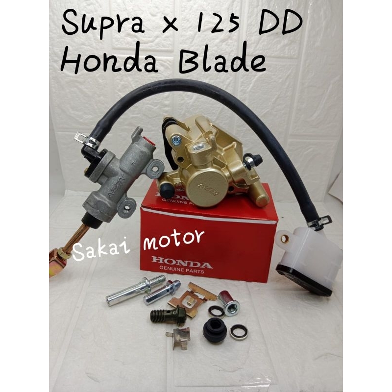 PAKET Kaliper Belakang Plus Master Rem Belakang Supra X 125 Blade New / Kaliper Belakang Set Master 