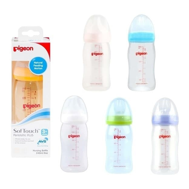 PIGEON PERISTALTIC PLUS WIDE NECK 3+ 240ML