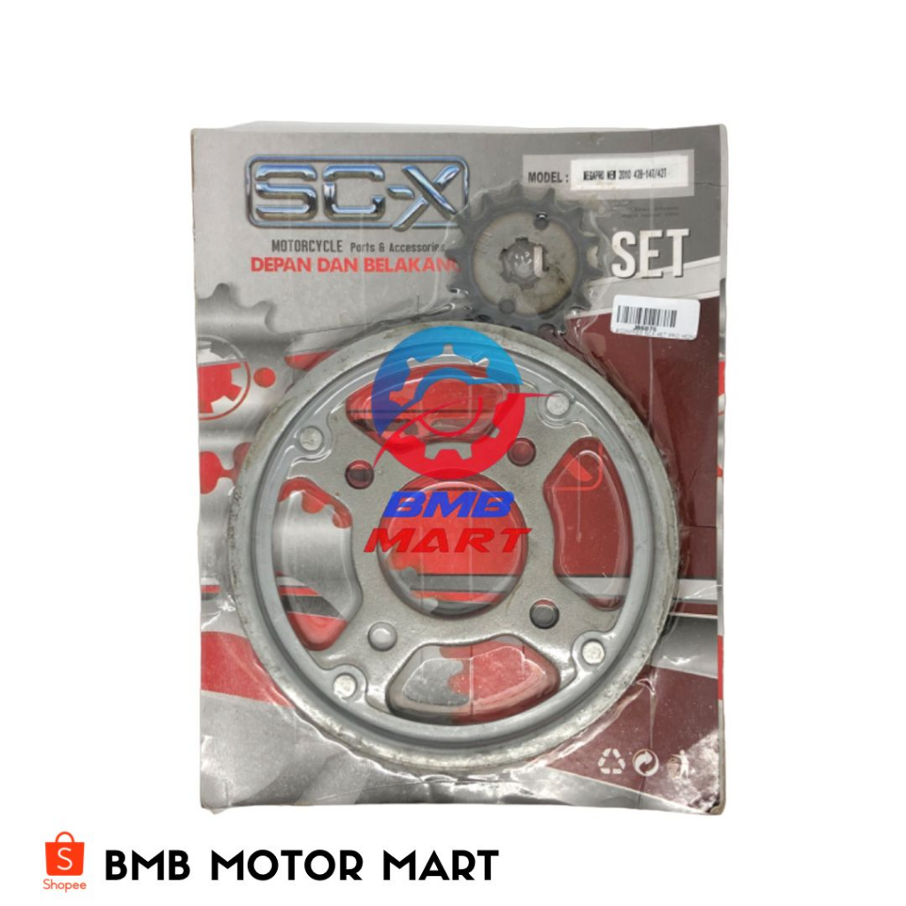 GEARPRESS GEAR SET MEGAPRO 14T/42T SCX