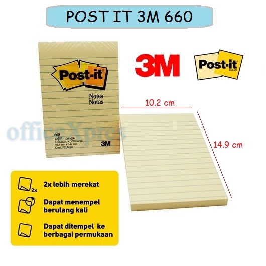 

Post it / Sticky note Bergaris / Kertas Tempel / Kertas Memo / Note Paper