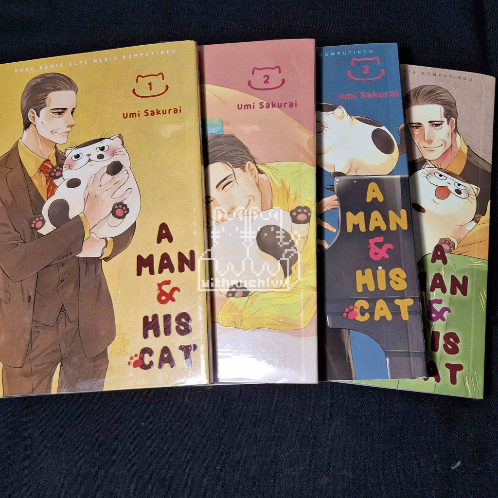 A Man and His Cat komik 1-4 (Preloved)