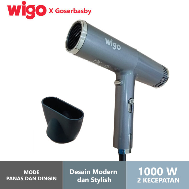Wigo Hair Dryer W-810 Slim Hairdryer Pengering Rambut 1000W