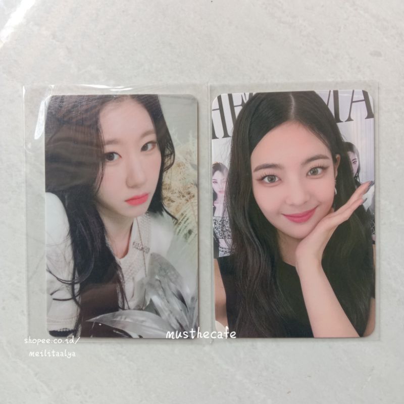 [Ready] photocard ITZY Checkmate Lia soundwave r5, Chaeryeong lucky draw ld pvc withmuu