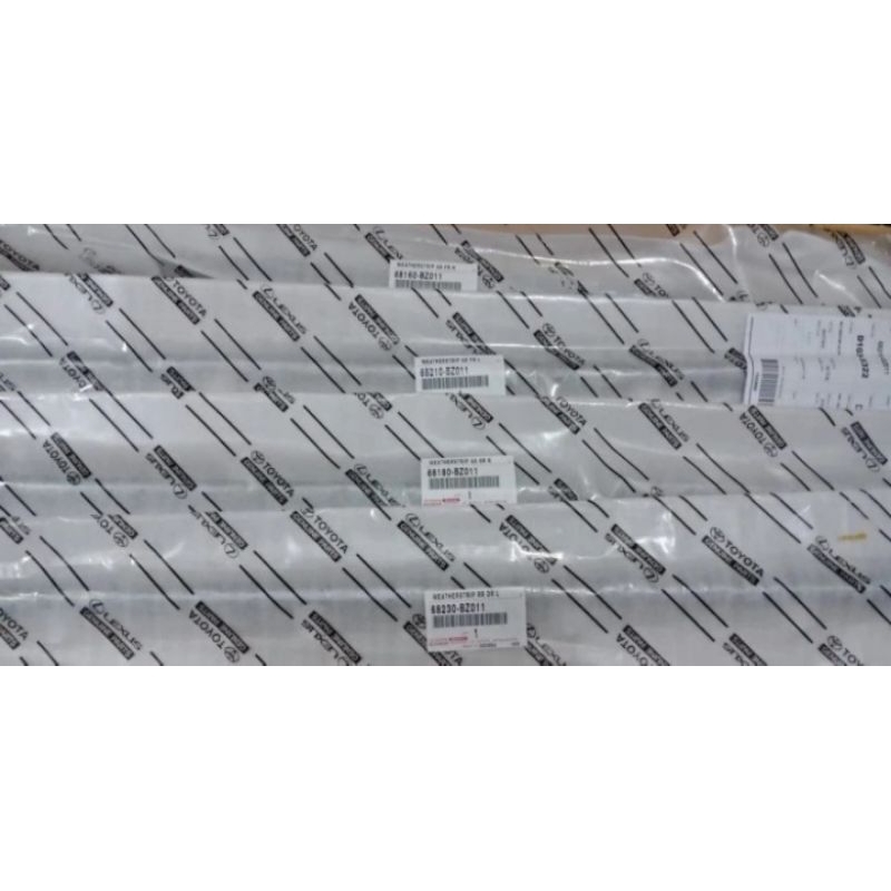BX - Weatherstrip Pelipit Pintu Karet Kaca Luar Avanza Lama Depan Belakang Kanan Kiri