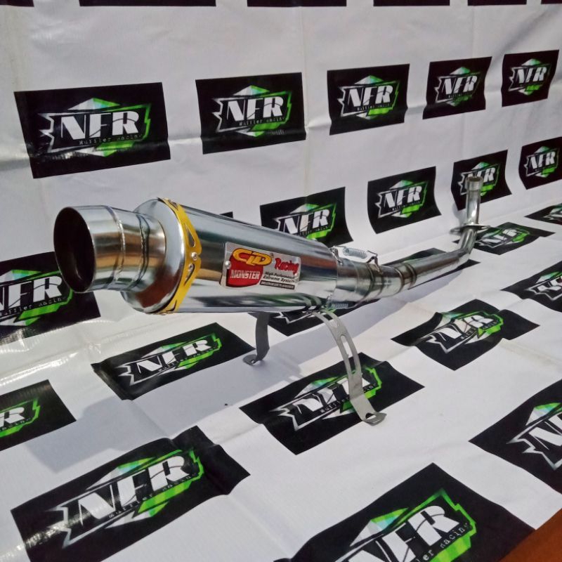 Knalpot Racing CLD Monster Karisma Blade Vega Shogun Astrea Grand Kaze Revo