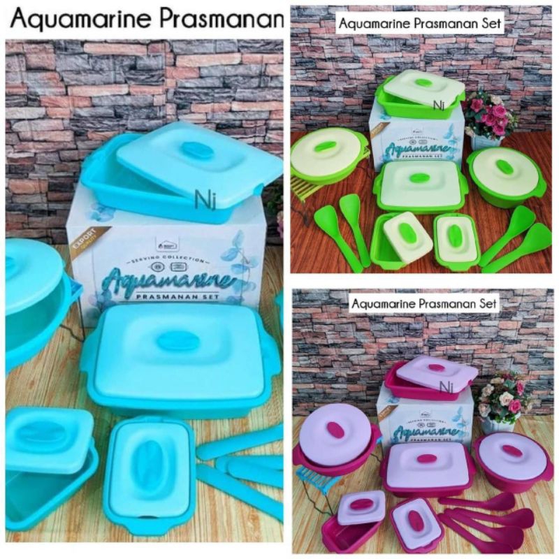 Set Aquamarine tempat sayur