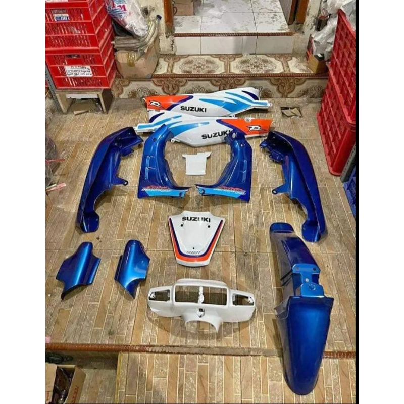BODY BODI FULL SET SUZUKI SATRIA LUMBA FULLSET HALUS BODY SATRIA LUMBA