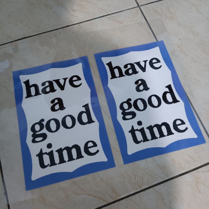 SABLON HAVE A GOOD TIME HAGT BLUE FRAME HOODIE SABLON DTF