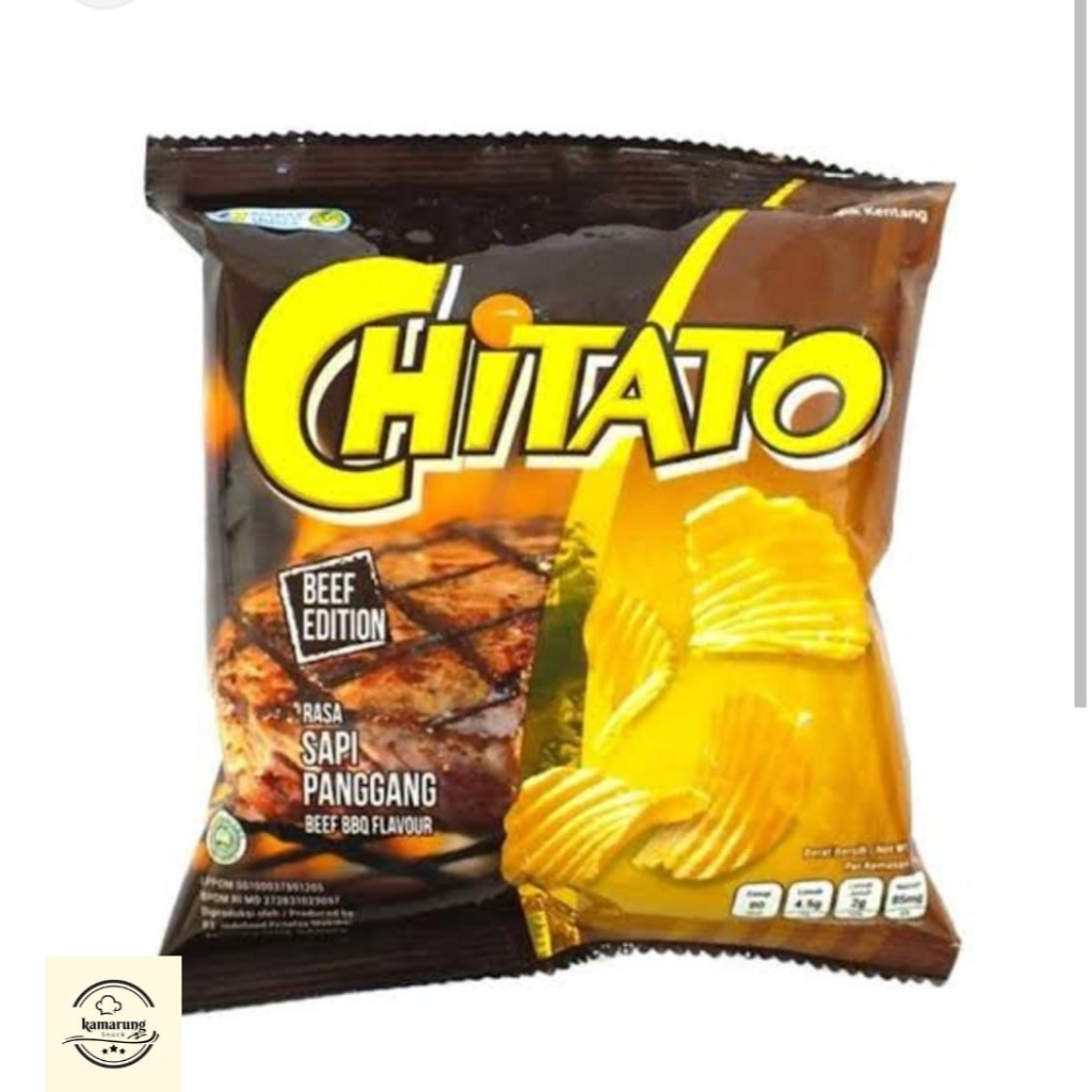 

CHIKI CHITATO RENCENG RASA SAPI PANGGANG ISI 10 BUNGKUS X 15 GR