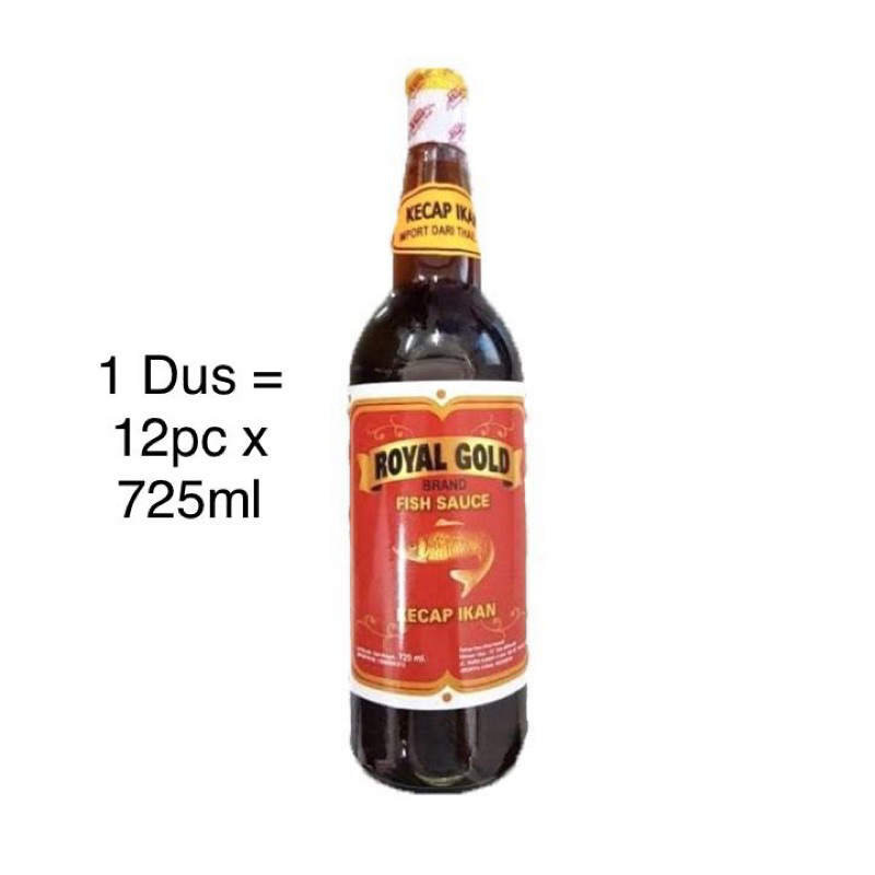 

1 Dus Kecap Ikan Royal Gold Fish 725ml x 12pc