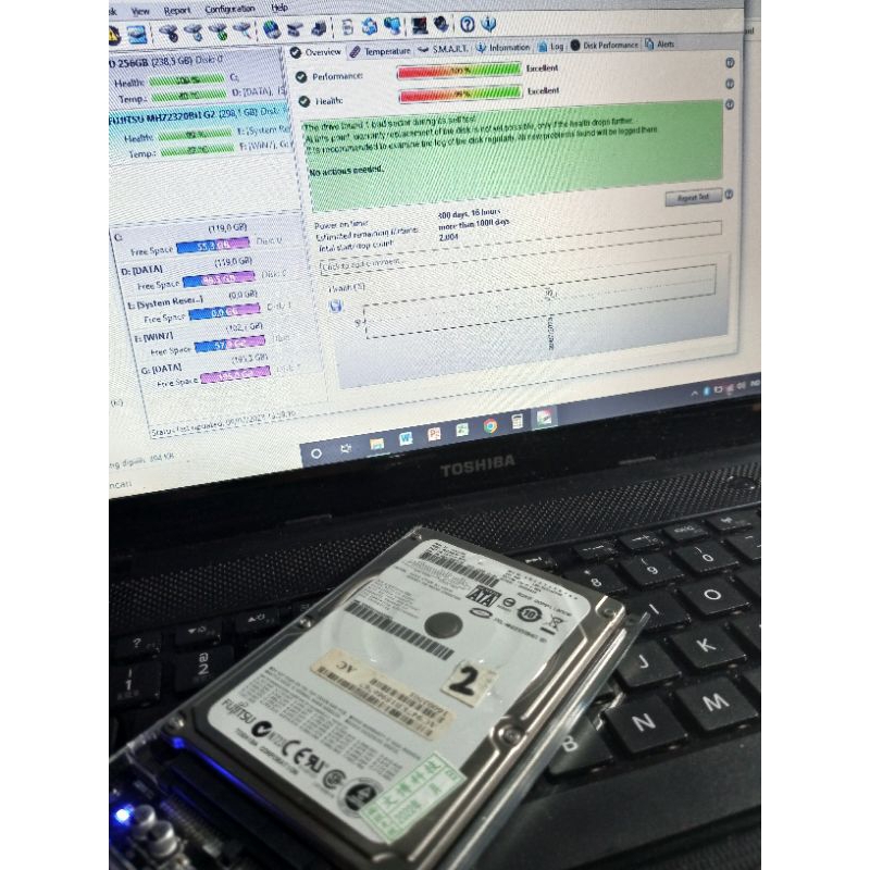 Harddisk Hdd Laptop 2.5 inchi 320gb normal mulus cabutan laptop krn upgrade ke ssd