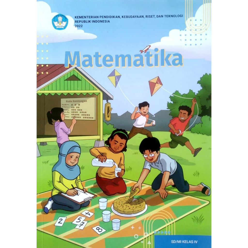 Buku Matematika  Kelas 4 SD/MI Kurikulum Merdeka Non Lisensi Tahun 2023