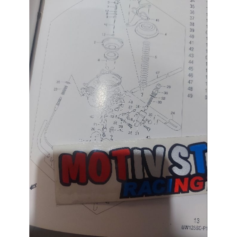 Main jet karbu karbulator suzuki skywave original