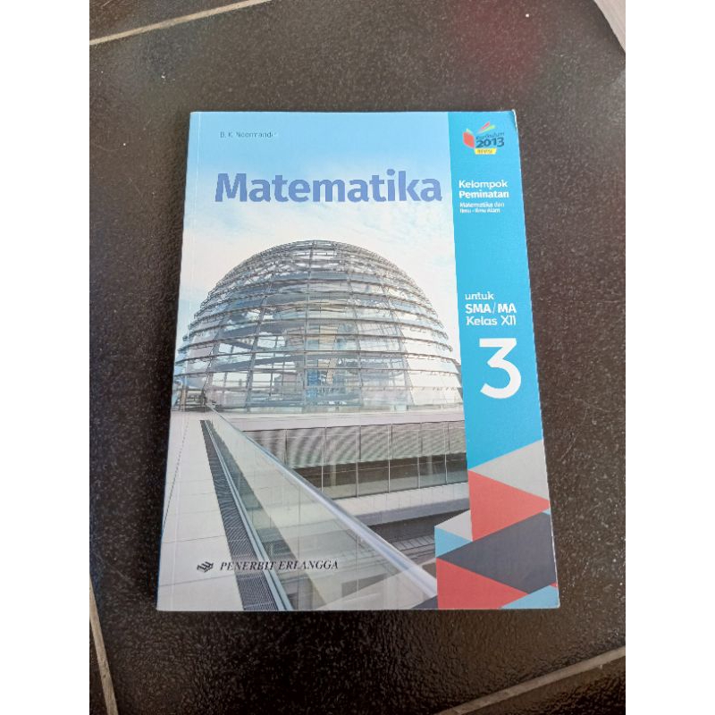 Buku Matematika Peminatan Kelas XII SMA Erlangga
