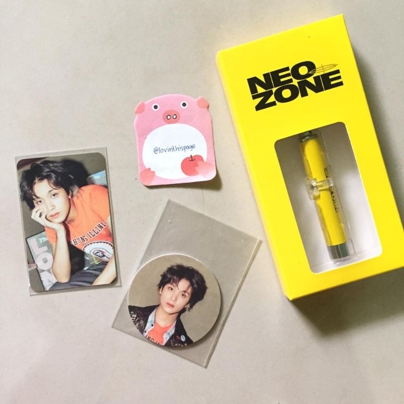 HAECHAN PROKEY PROJECTION KEYRING NEOZONE NCT OFFICIAL MERCHANDISE PHOTOCARD