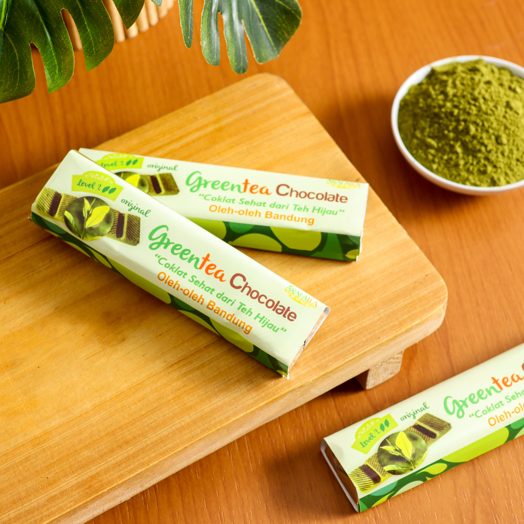 

COKELAT TEH HIJAU LEVEL 2/ GREEN TEA CHOCOLATE LEVEL 2 - ARAFATEA