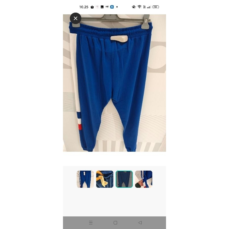 celana panjang pria LC Waikiki blue sale original xl