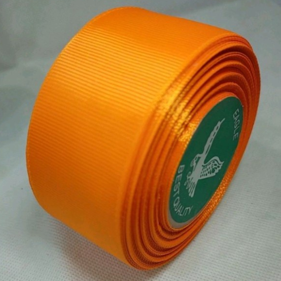 

Pita Grossgrain Orange Ukuran 1.5 inch / 4cm Per Roll Pita Kado Pita Bucket Bunga Pita Hias