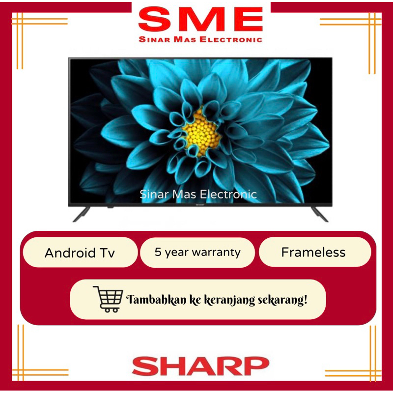 LED 55” SHARP ANDROID TV