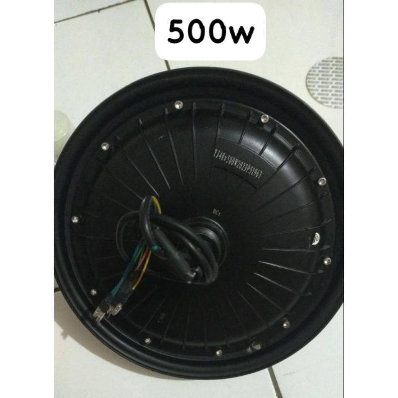 Motor dynamo dinamo 48v. 500W belakang sepeda listrik selis dgn velg 14.