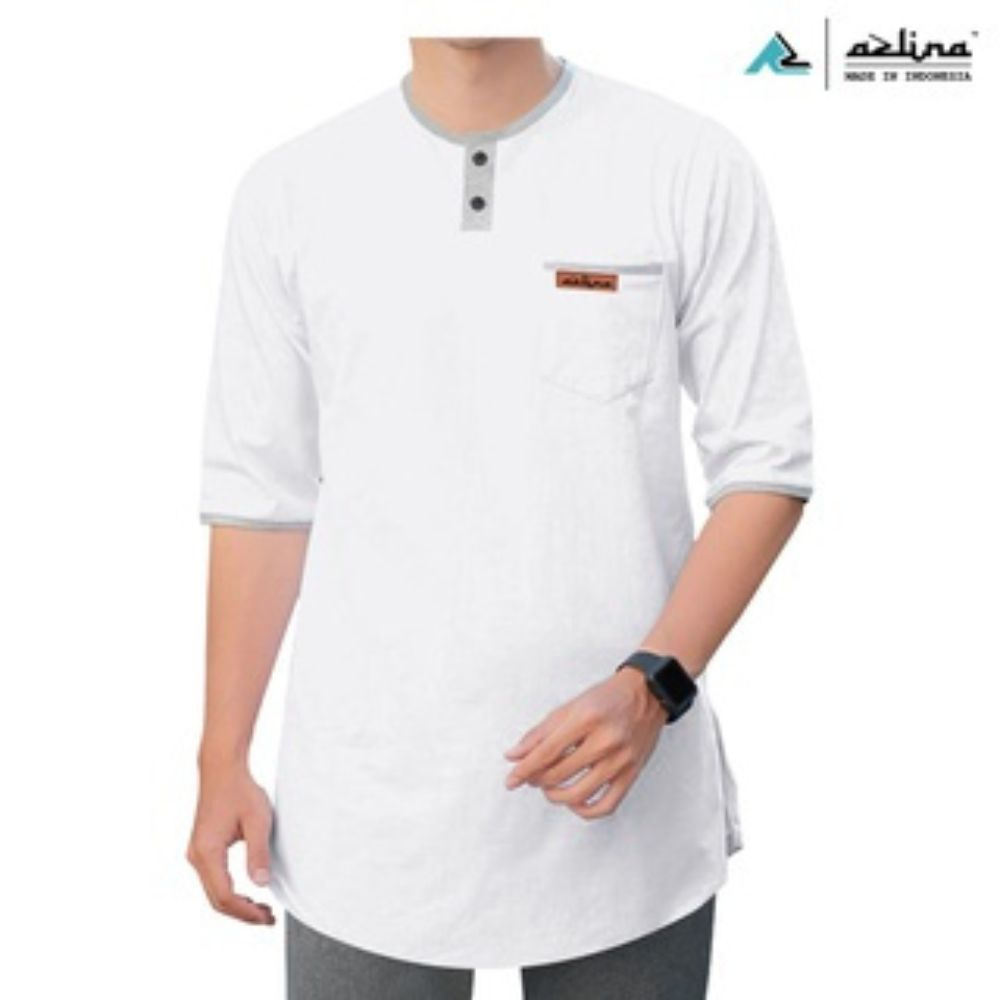 Koko bahan kaos kurta premium pria dewasa muslim moderat