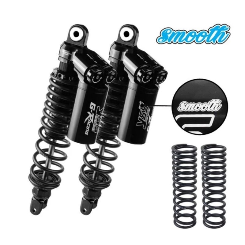 Shockbreaker YSS G-Racing Smooth Black Edition for Xmax 250 / Xmax 300 - (TG362-350TRW)