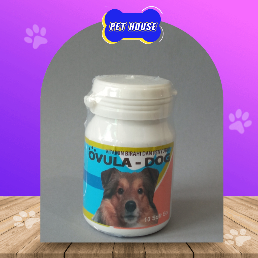 OVULA DOG SOFT GEL 10PCS - VITAMIN PENINGKAT BIRAHI ANJING CEPAT KAWIN MENYUBURKAN KANDUNGAN & MENJA