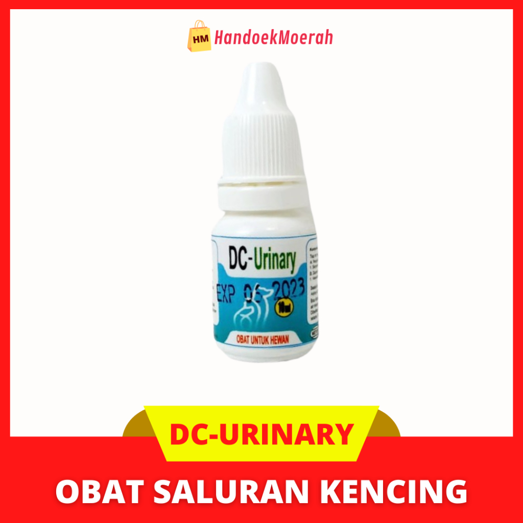 DC URINARY 10ml / Obat Saluran Kecing / Batu Ginjal Kucing & Anjing Murah