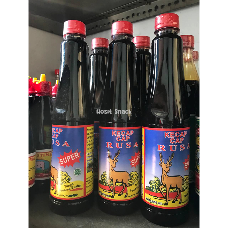 

Kecap Asin Bangka / Sijiu Asli Bangka Cap Rusa - Besar 650ml / Dark Soy Sauce