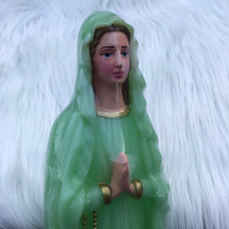 Patung Bunda Maria Lourdes 30cm fosfor