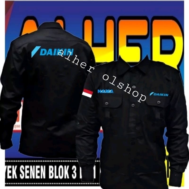 Kemeja Daikin baju Daikin seragam Daikin Pdh Daikin Pdl Daikin kemeja kerja Daikin baju kerja Daikin