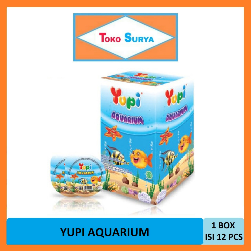 

Yupi Aquarium Gummy Candies 12 Pcs x 14 Gr