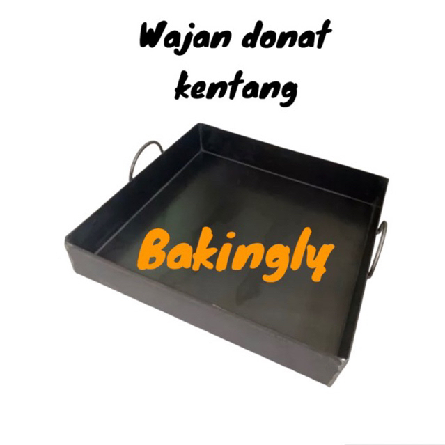 Bakingly- 2 mm Wajan Donat Kentang / Wajan Kotak Bomboloni