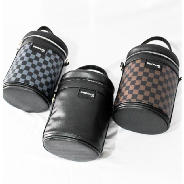Dhon.id Tas slingbag tabung bulat  selempang