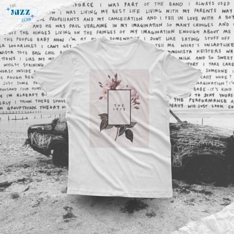Baju kaos The 1975 - Flower *FREE STICKER*