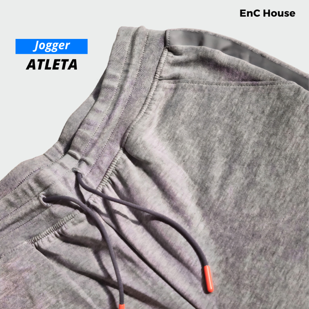 CELANA JOGGER PANTS ATHLETA HIGH WAITS POLOS SPORT ORIGINAL TERBARU MODERN - UNISEX CEWE COWO