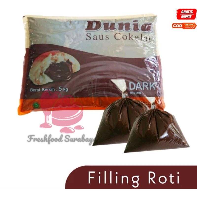 

❤️Freshfood❤️Dunia Filling dark choco 250gram