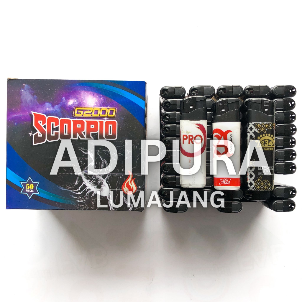 (50 Pcs) Korek Magnit G2000 Scorpio
