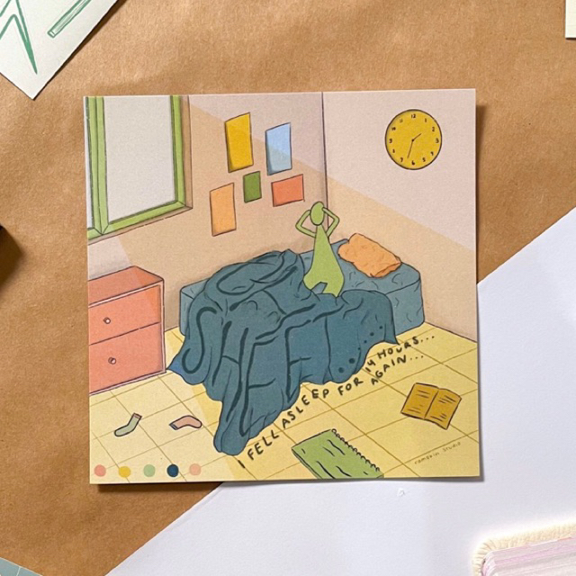 

Oh Sheet - Art Print/Postcard | Ramekin Studio