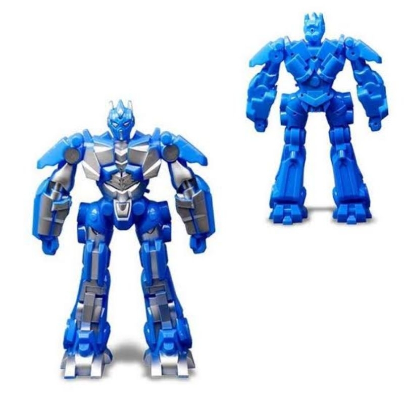 (KANTONG) MAINAN ROBOT BUBBLE BEE OPTIMUS PRIME BATRAI SUARA LED