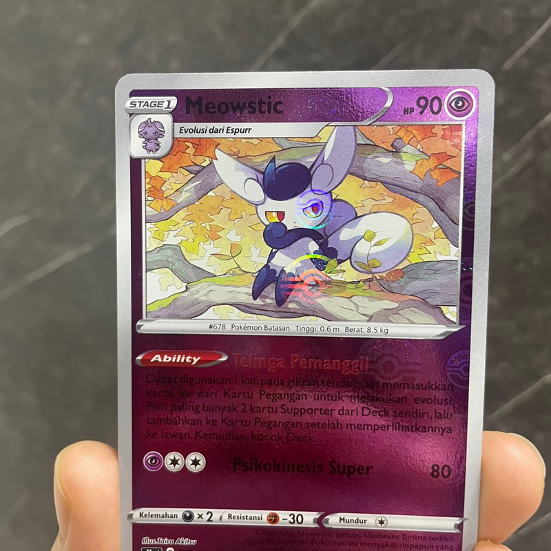 Meowstic U Pokemon TCG Arkana Memuncak