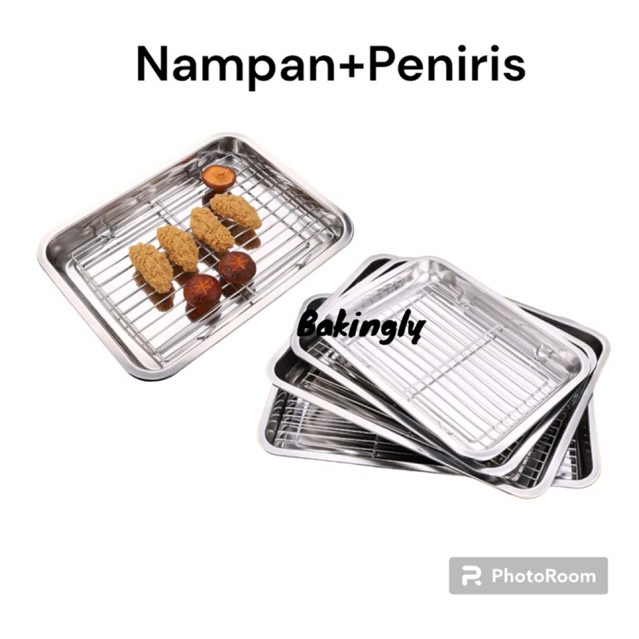 Bakingly- Nampan Peniris Minyak / Nampan Peniris Masakan