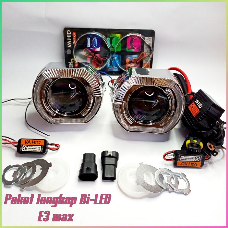 biled E3MAX vahid lensa 2,5 inch