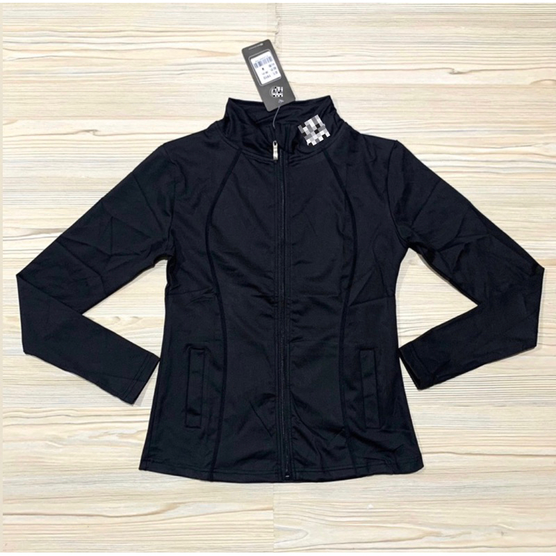 JAKET WANITA IMPORT BAHAN LENGAN PANJANG THUMB HOLE ZIPPER RESLETING VARIANS HITAM UNGU NAVY TRAINING T-SHIRT LADIES RUNNING