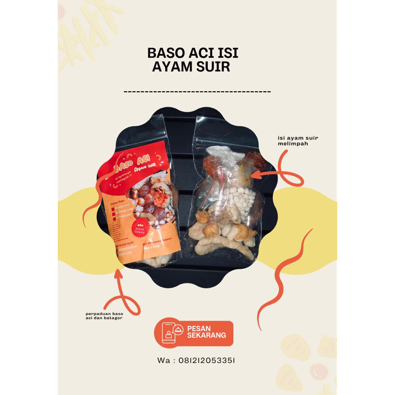 

Baso aci ayam suir