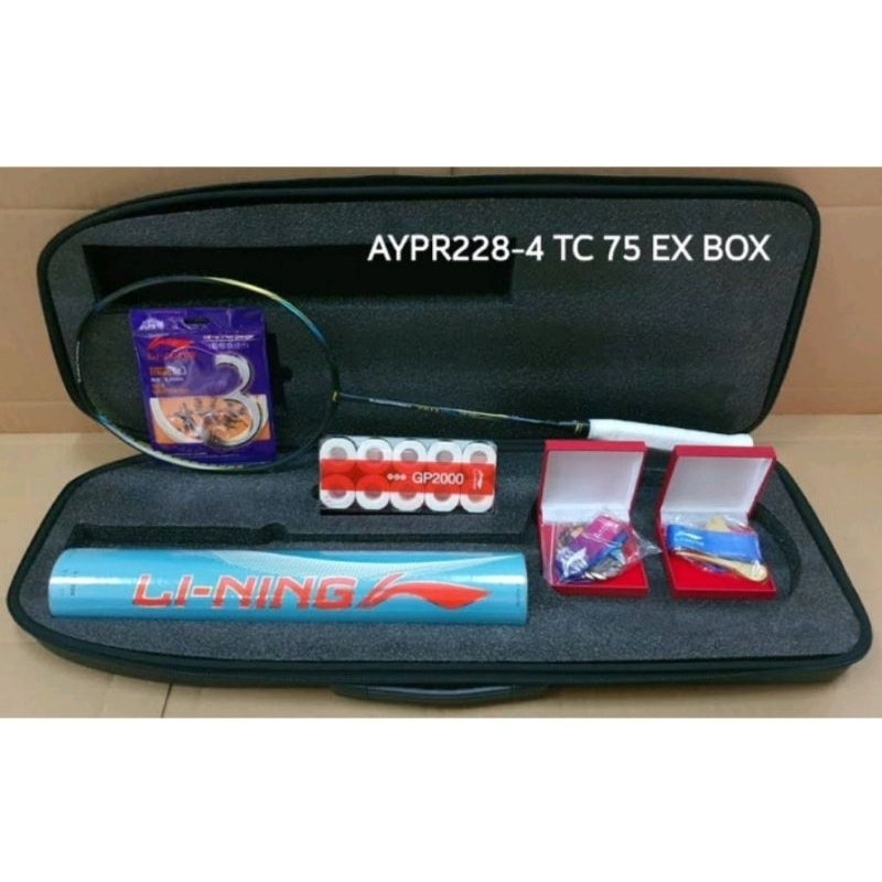 Raket Badminton Lining Turbo charging 75EX / 75 EXtreme Limited Original