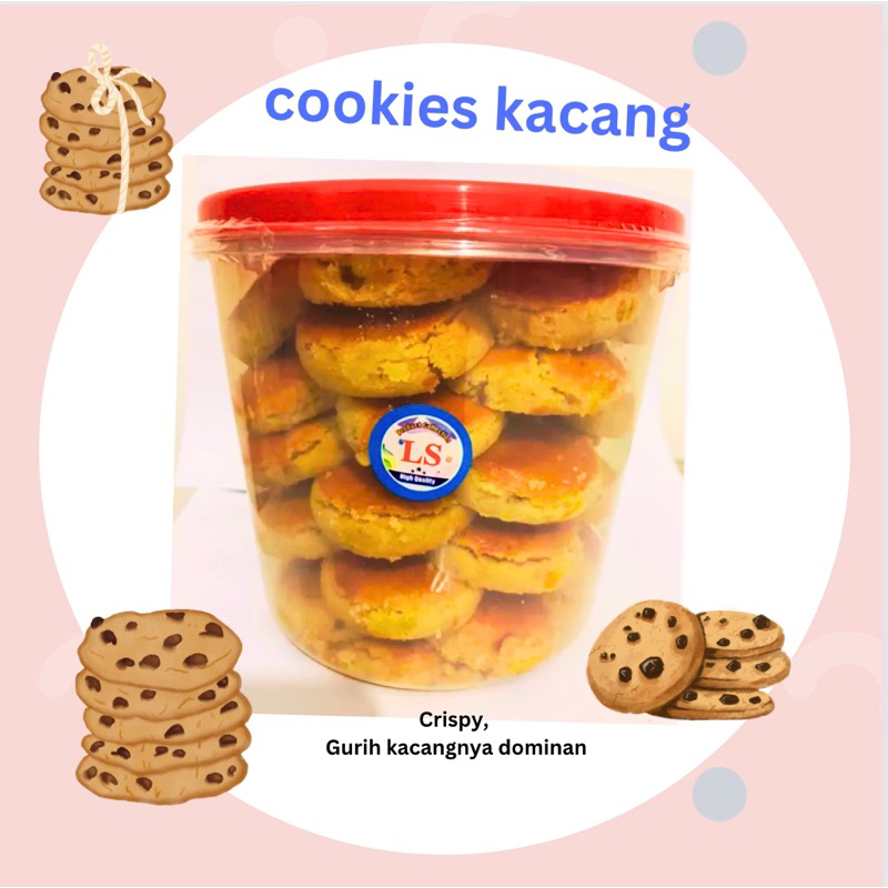 

Cookies kacang - kucang toples