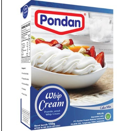 

PONDAN WHIPPYCREAM 150GR